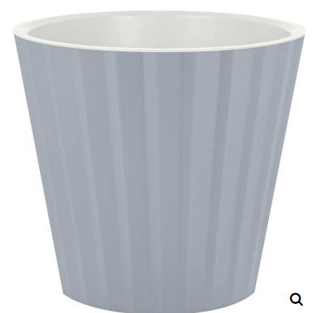 Горшок для цветов InGreen Sand D190мм, 3,3л c дренажной вставкой, Утренний туман